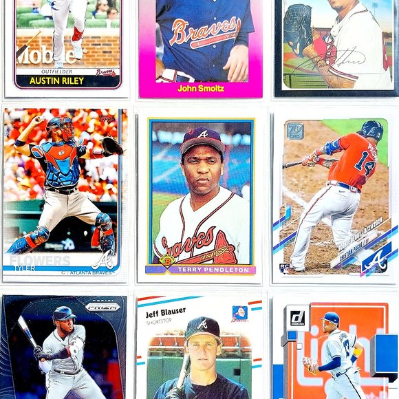 Atlanta Braves 46 Card Lot - BSBL [2_4] - Picture 6 of 13